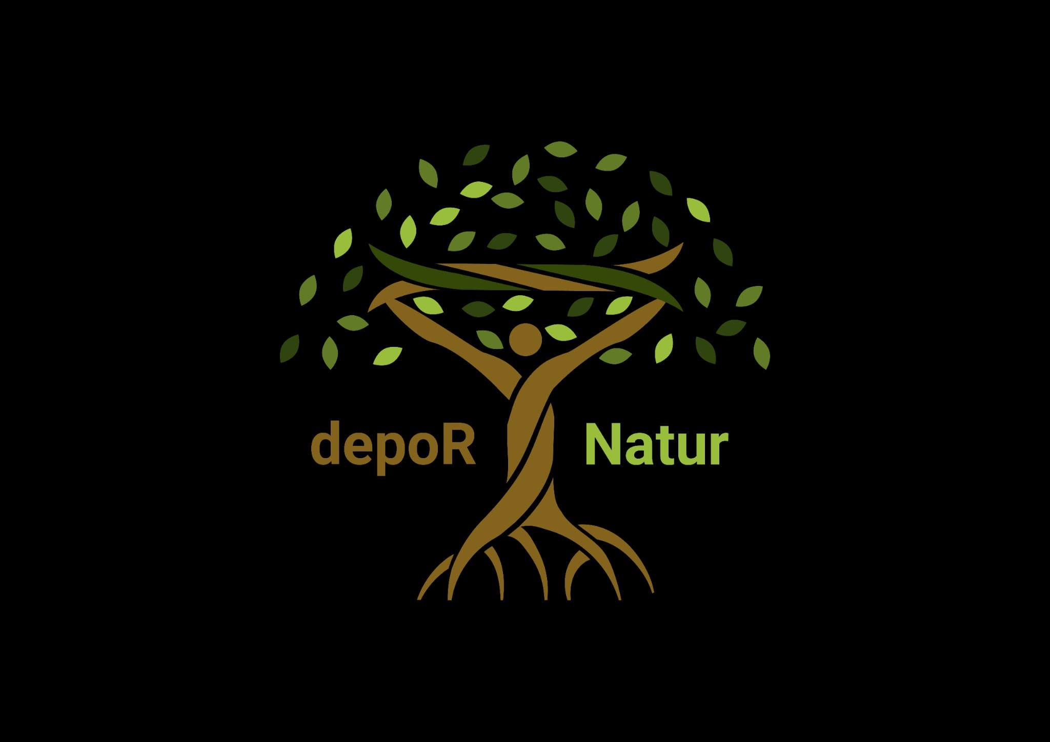 DeporNatur Logo Negro DeporNatur Logo Negro